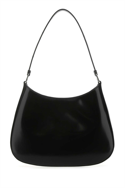 Black leather Cleo shoulder bag Black PRADA (1BC499ZO6)