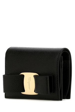 Black leather wallet Black SALVATORE FERRAGAMO (22D515725300)