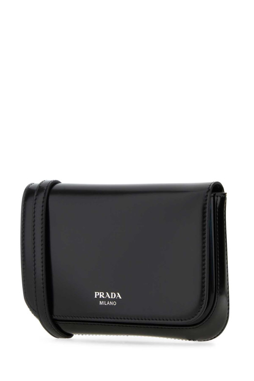 Black leather crossbody bag Black PRADA (2VD061ZO6)