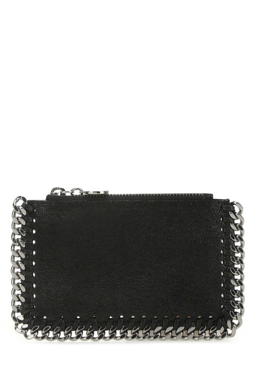 Black shaggy deer card holder Black STELLA McCARTNEY (422364W9132)