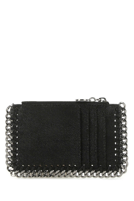 Black shaggy deer card holder Black STELLA McCARTNEY (422364W9132)