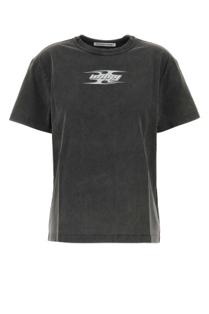 Темно-серая хлопковая футболка T BY ALEXANDER WANG (4CC4241515) Темно-серая хлопковая футболка T BY ALEXANDER WANG (4CC4241515)
