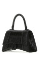 Black leather small Hourglass handbag Black BALENCIAGA (5935461LR67)