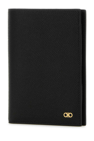 Black leather passport holder Black SALVATORE FERRAGAMO (661563779717)