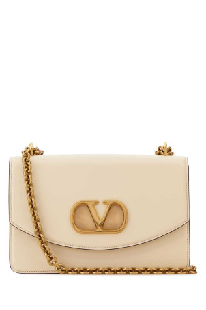 Кожаная сумка через плечо Vain цвета слоновой кости VALENTINO GARAVANI (6W2B0R16GCB)