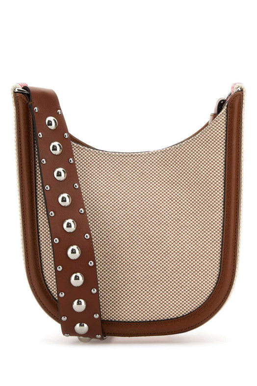 Двоколірна полотняна сумка через плече VLogo Signature VALENTINO GARAVANI (6W2B0R42YGC)