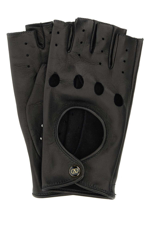Black leather fingerless gloves VALENTINO GARAVANI (6W2GD00BUTV) Black leather fingerless gloves VALENTINO GARAVANI (6W2GD00BUTV)