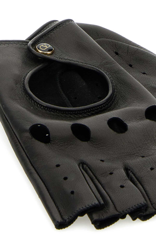 Black leather fingerless gloves VALENTINO GARAVANI (6W2GD00BUTV) Black leather fingerless gloves VALENTINO GARAVANI (6W2GD00BUTV)