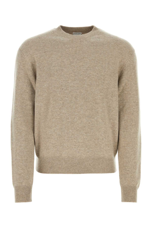 Cappuccino stretch cashmere blend sweater BOTTEGA VENETA (772376V2MM0) Cappuccino stretch cashmere blend sweater BOTTEGA VENETA (772376V2MM0)