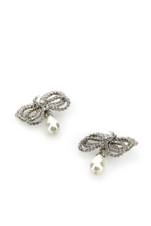 Embellished metal earrings ALESSANDRA RICH (FABA3256J0034) Embellished metal earrings ALESSANDRA RICH (FABA3256J0034)
