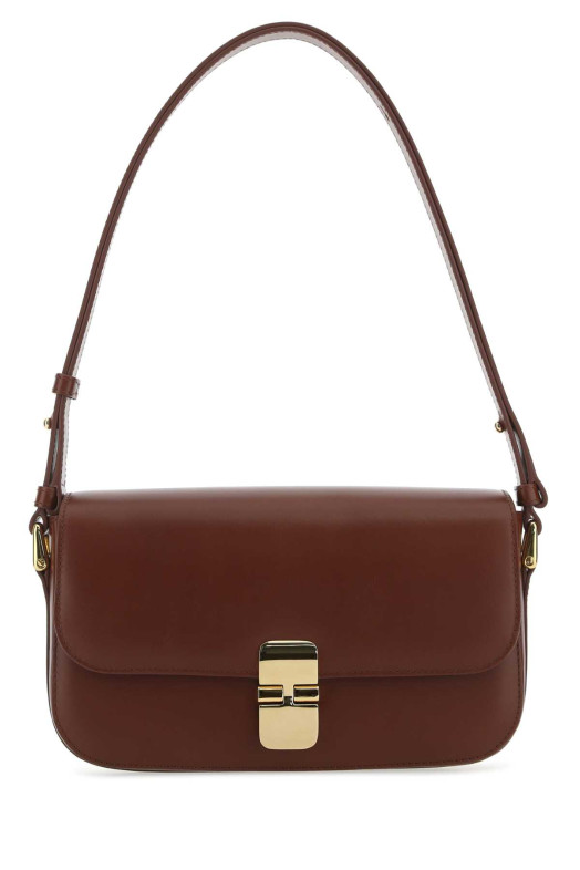 Brown leather Grace shoulder bag Multicolor A.P.C. (PXBMWF61615) Brown leather Grace shoulder bag Multicolor A.P.C. (PXBMWF61615)
