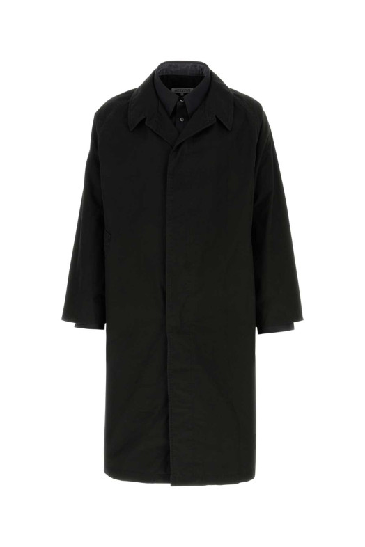 Black cotton trench coat MAISON MARGIELA (S50AH0137M35354) Black cotton trench coat MAISON MARGIELA (S50AH0137M35354)