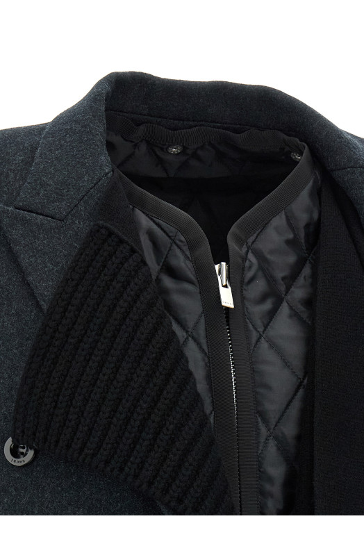 Пальто 2-в-1 Сіре SACAI 2508206327