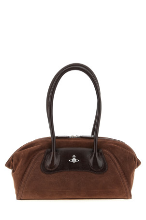 VIVIENNE WESTWOOD 'Ширлі' маленька сумка через плече Коричнева 4703000LWL007ED402 VIVIENNE WESTWOOD 'Ширлі' маленька сумка через плече Коричнева 4703000LWL007ED402