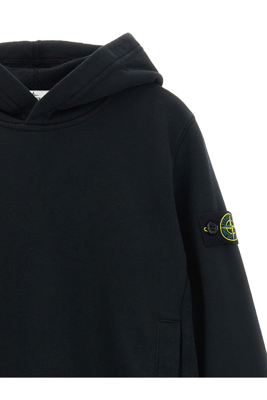 Худі з логотипом Чорний STONE ISLAND JUNIOR K2S166100004S0A20V0029 Худі з логотипом Чорний STONE ISLAND JUNIOR K2S166100004S0A20V0029