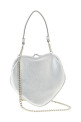 'Belle Heart Frame Purse' handbag Silver 'Belle Heart Frame Purse' handbag Silver