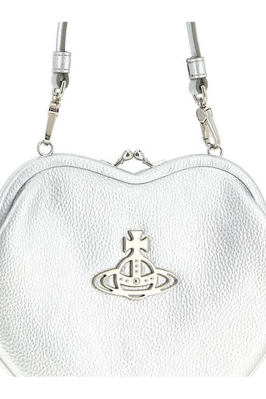 'Belle Heart Frame Purse' handbag Silver 'Belle Heart Frame Purse' handbag Silver