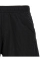 Logo patch swim shorts Black