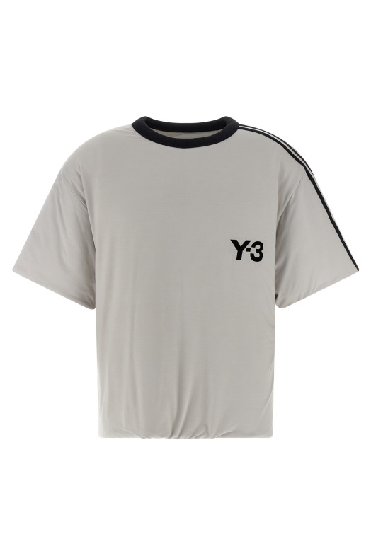'Y-3 Padded' T-shirt Gray