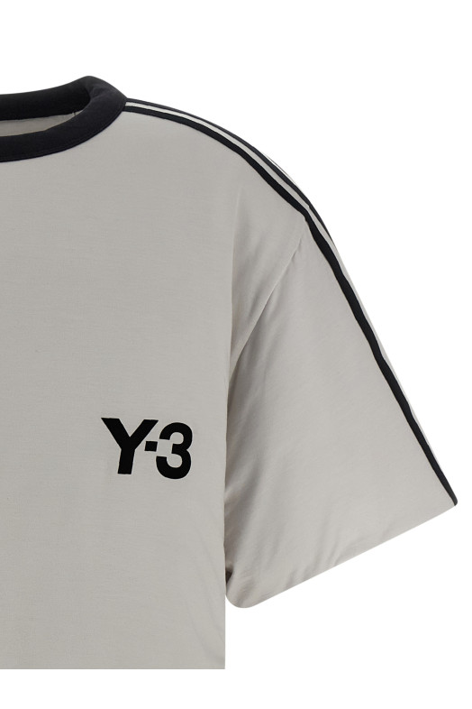 'Y-3 Padded' T-shirt Gray
