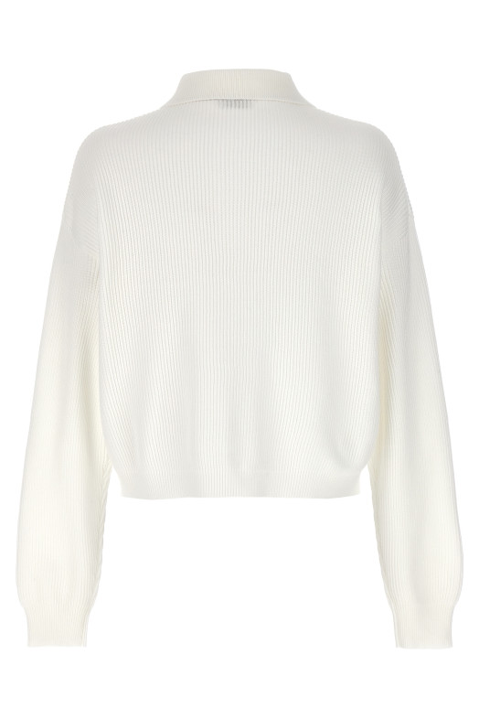 English rib polo shirt White English rib polo shirt White
