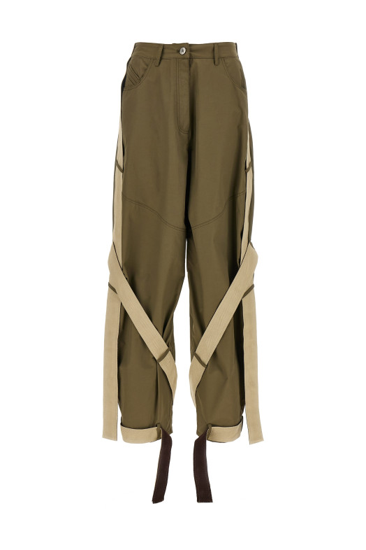 Брюки «Военные» Зеленые 251WCP00270081