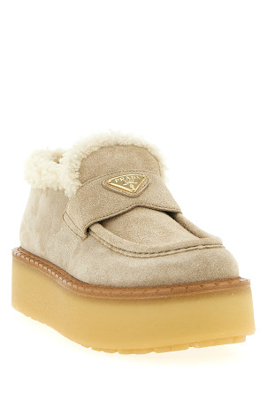 Suede loafers Beige Suede loafers Beige