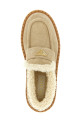 Suede loafers Beige