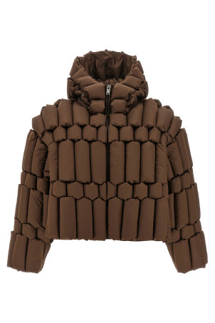 3D пухова куртка Коричнева CRDJ085CHOCOLATE 3D пухова куртка Коричнева CRDJ085CHOCOLATE