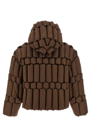 3D пухова куртка Коричнева CRDJ085CHOCOLATE 3D пухова куртка Коричнева CRDJ085CHOCOLATE
