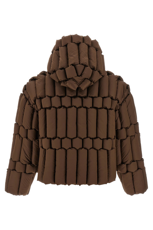 3D пуховая куртка Коричневая CRDJ085CHOCOLATE