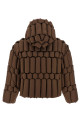 3D пуховая куртка Коричневая CRDJ085CHOCOLATE