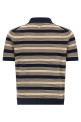 Смугаста бавовняна сорочка-поло, різнокольорова PRADA UMF064SOOO17O6F0008