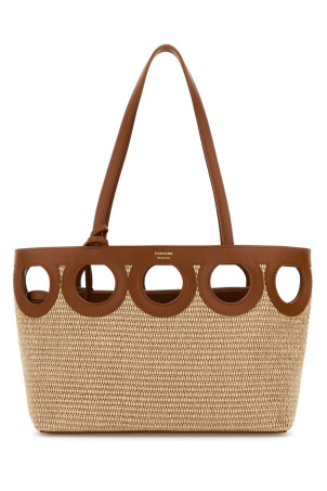 Рафієва сумка для покупок Бежева SALVATORE FERRAGAMO (21A206783832) Рафієва сумка для покупок Бежева SALVATORE FERRAGAMO (21A206783832)