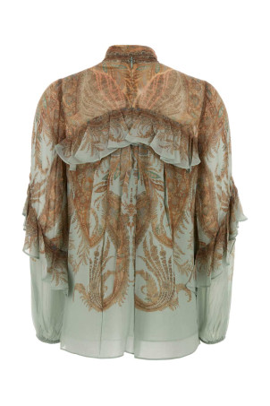 Printed crepe Memento blouse ZIMMERMANN (5181TF252)