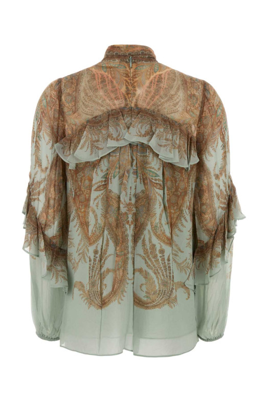 Printed crepe Memento blouse ZIMMERMANN (5181TF252)