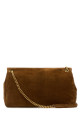 Caramel suede leather large Calypso shoulder bag SAINT LAURENT (7773991U80W)