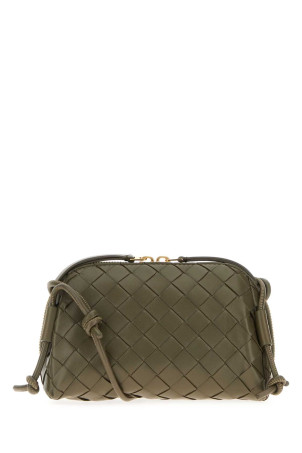 Армійська зелена шкіряна сумка через плече Concert BOTTEGA VENETA (794258VCPP1)