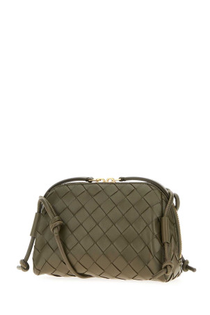 Армійська зелена шкіряна сумка через плече Concert BOTTEGA VENETA (794258VCPP1)