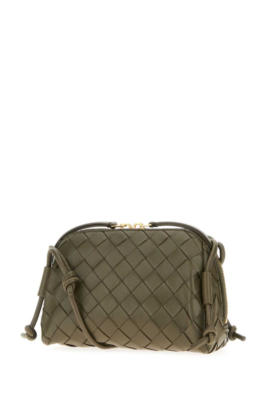 Армійська зелена шкіряна сумка через плече Concert BOTTEGA VENETA (794258VCPP1)