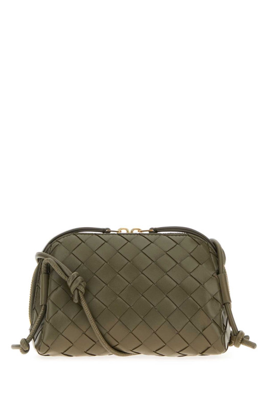 Армійська зелена шкіряна сумка через плече Concert BOTTEGA VENETA (794258VCPP1)
