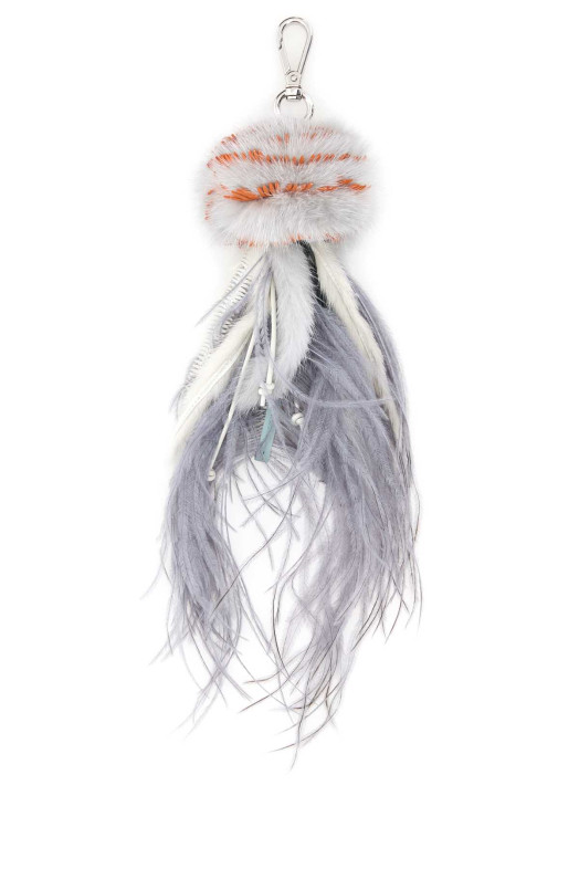Multicolor fur Medusa charm FENDI (7AS397AV2O) Multicolor fur Medusa charm FENDI (7AS397AV2O)