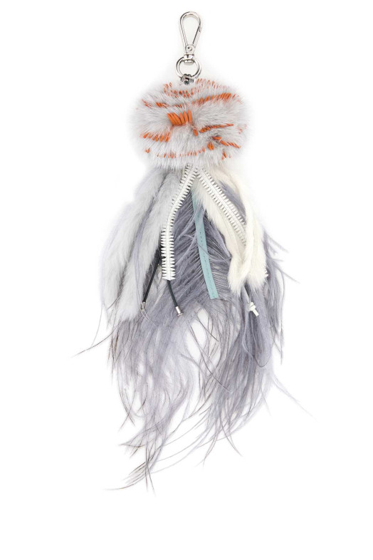 Multicolor fur Medusa charm FENDI (7AS397AV2O) Multicolor fur Medusa charm FENDI (7AS397AV2O)