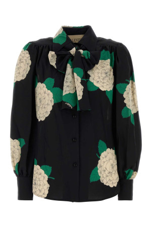 Printed silk shirt VALENTINO GARAVANI (7B3AB7N49FL)