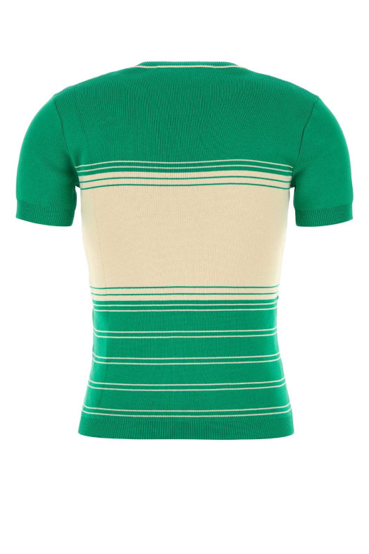 Grass green cotton sweater VALENTINO GARAVANI (7B3KC65C9EM) Grass green cotton sweater VALENTINO GARAVANI (7B3KC65C9EM)