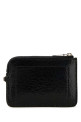 Black leather card holder ALEXANDER MCQUEEN (8050641AAUE) Black leather card holder ALEXANDER MCQUEEN (8050641AAUE)