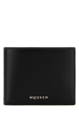 Black leather wallet Black ALEXANDER MCQUEEN (8050671AATS)