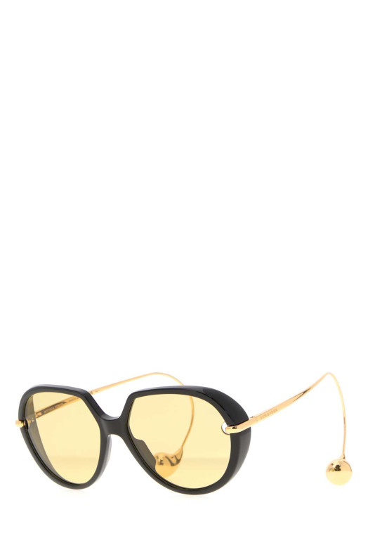 Black acetate and metal Drop sunglasses BOTTEGA VENETA (845792V2Q30)