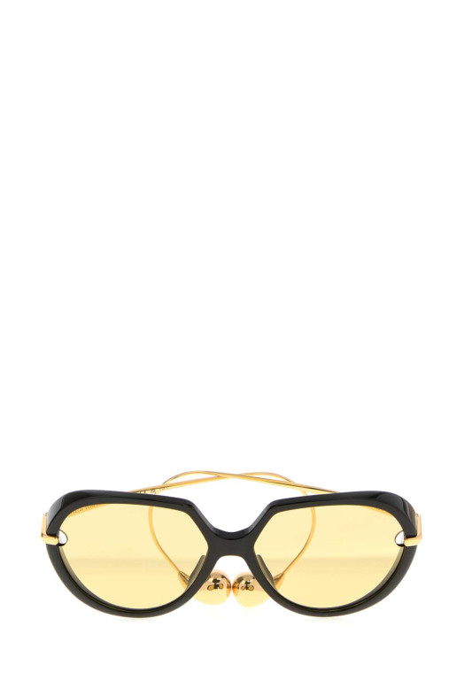 Black acetate and metal Drop sunglasses BOTTEGA VENETA (845792V2Q30)