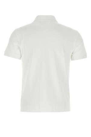 White piquet polo shirt White AMI (BFUPL001760) White piquet polo shirt White AMI (BFUPL001760)